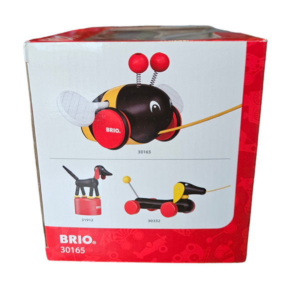 Brio Pull Along Bumblebee Toy Toddler Walking Toy - Picture 5 of 5